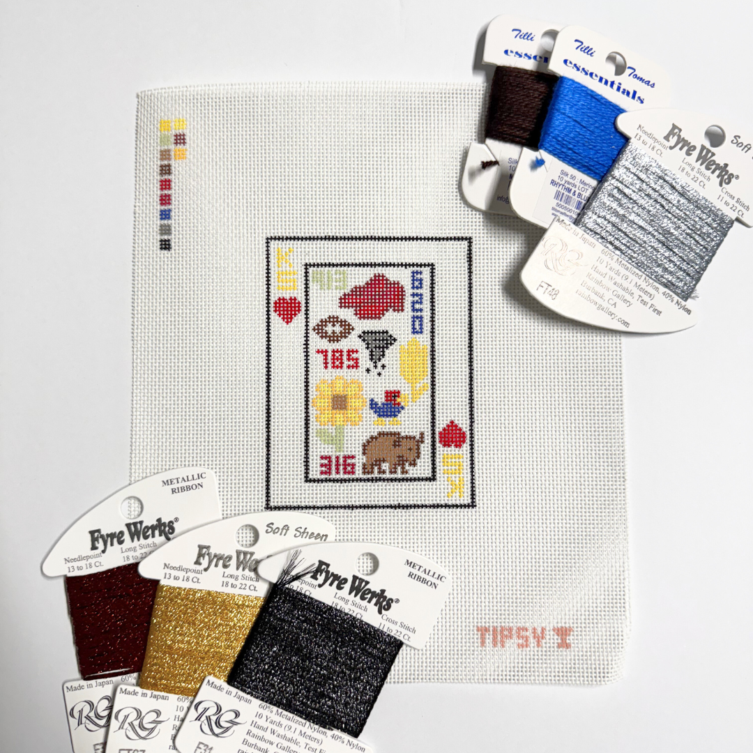 KS Playing Card Needlepoint Canvas