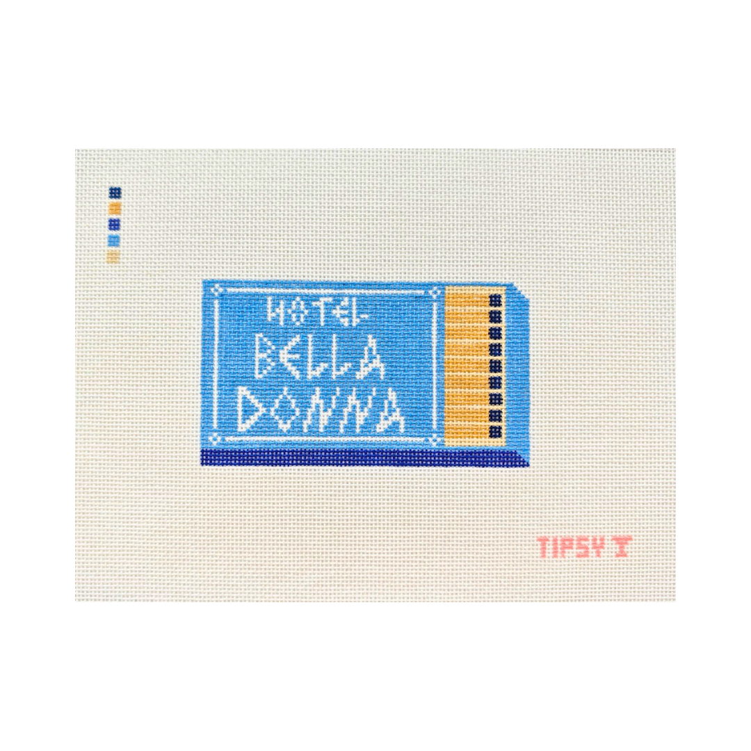 Hotel Bella Donna Match Box Needlepoint Canvas