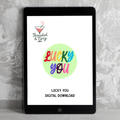 Lucky You Digital Needlepoint Chart