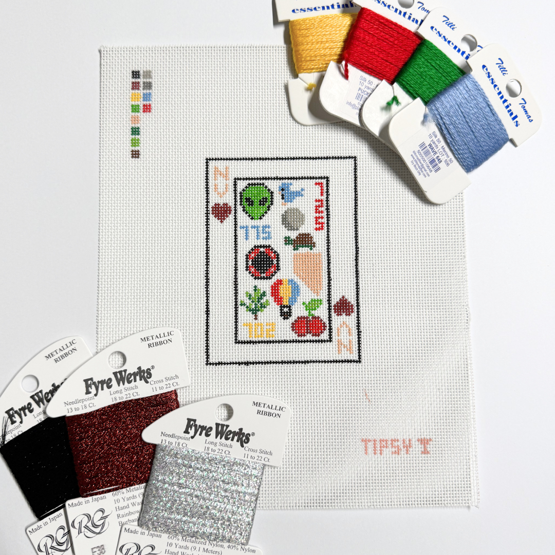 NV Playing Card Needlepoint Canvas