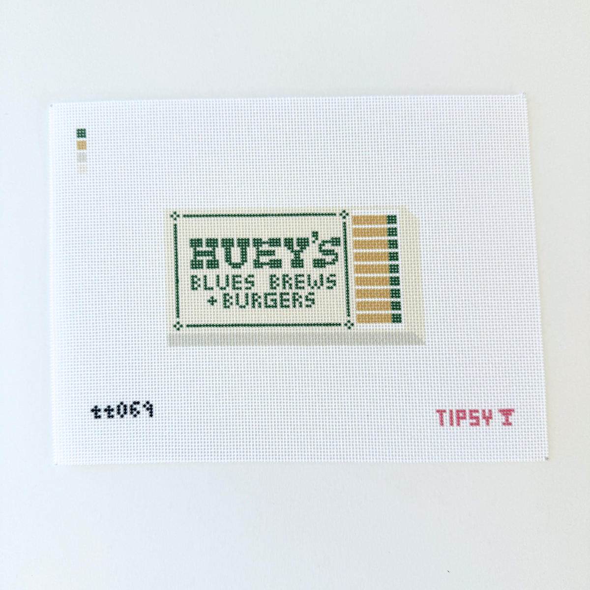 Huey's Matchbox Needlepoint Canvas