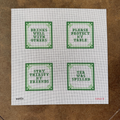 Pre-Order: Witty Coasters Needlepoint Canvas