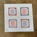 BOOZY Halloween Coasters Needlepoint Canvas