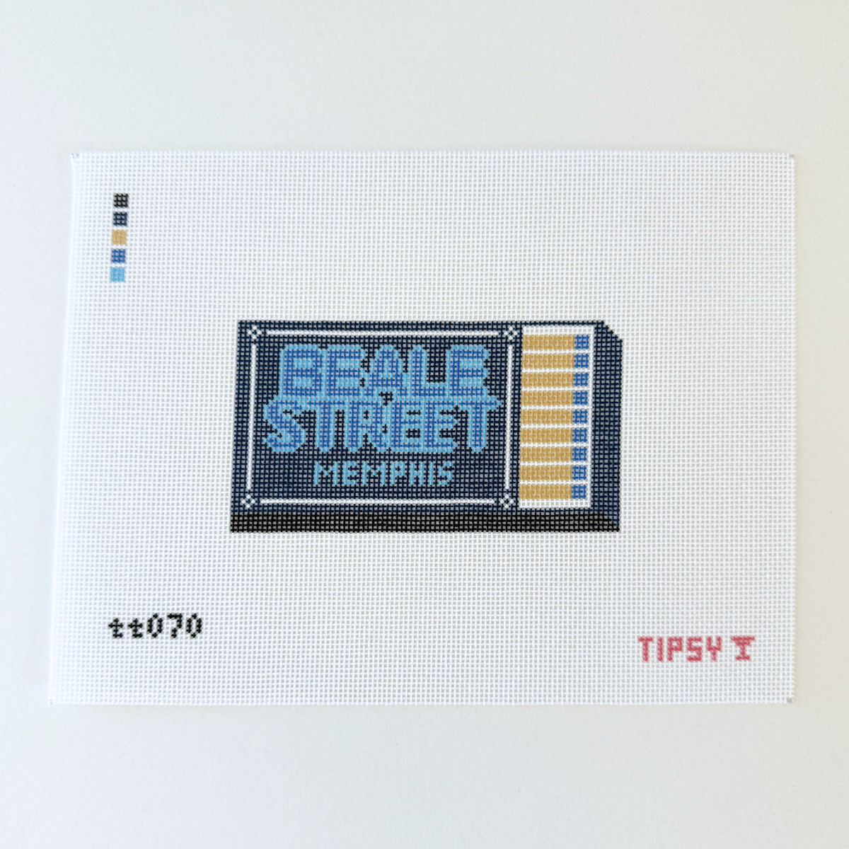 Beale Street Matchbox Needlepoint Canvas