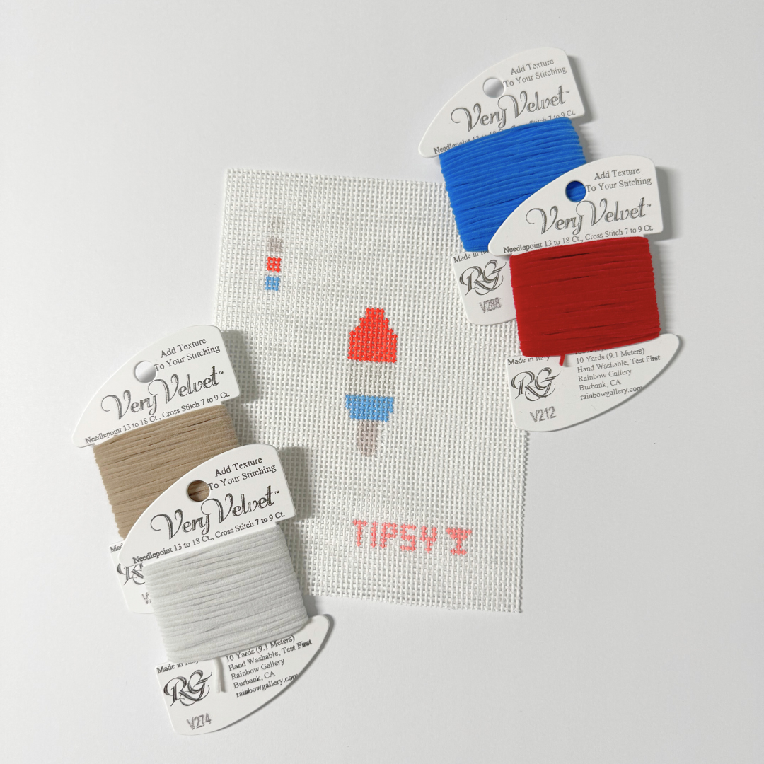 Pre-Order: Mini Bomb Pop Needlepoint Canvas