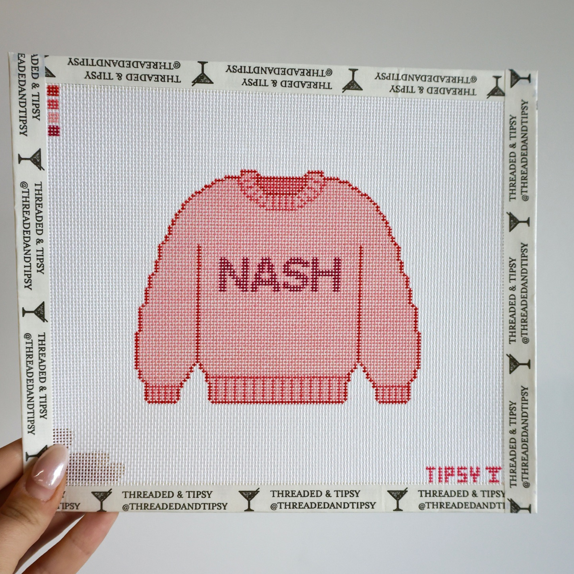 Nash Sweater Needlepoint Canvas