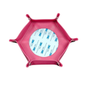 Self-Finishing Needlepoint Snap Tray in Hot Pink
