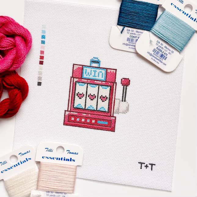 Pre-Order: Slot Machine Needlepoint Canvas