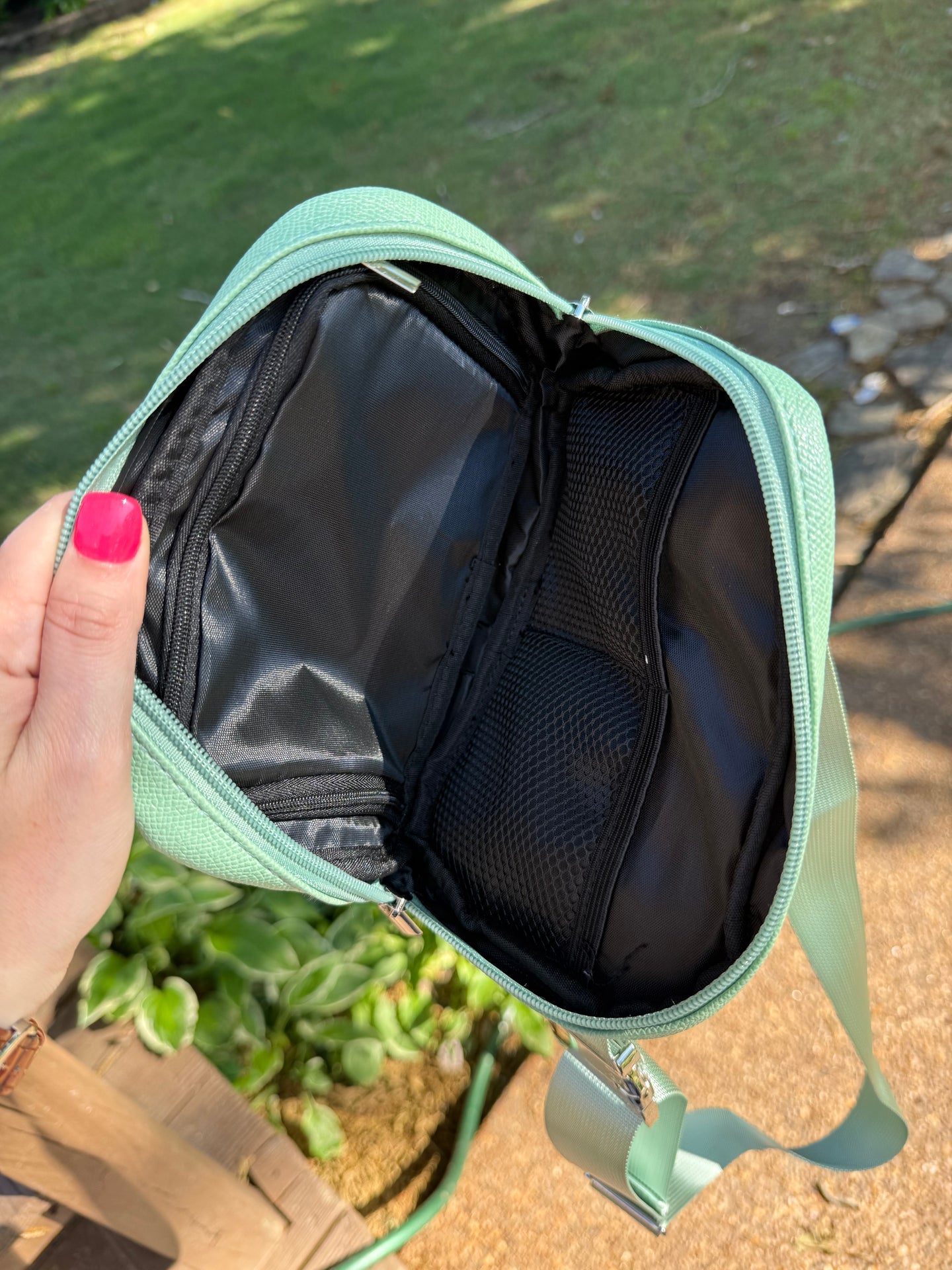 Pre-Finished Stitchable Belt Bag in Chocolate