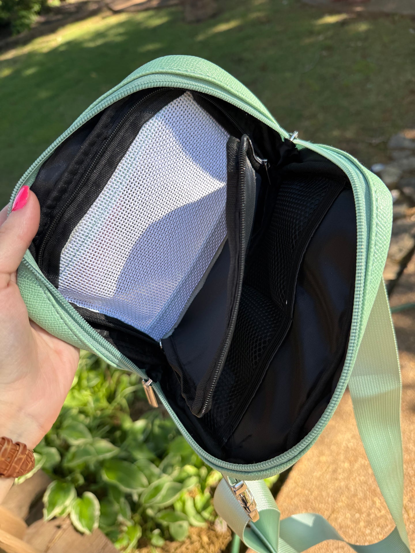 Pre-Finished Stitchable Belt Bag in Chocolate