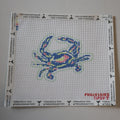 Frilly Lillies Pastel Crab Needlepoint Canvas