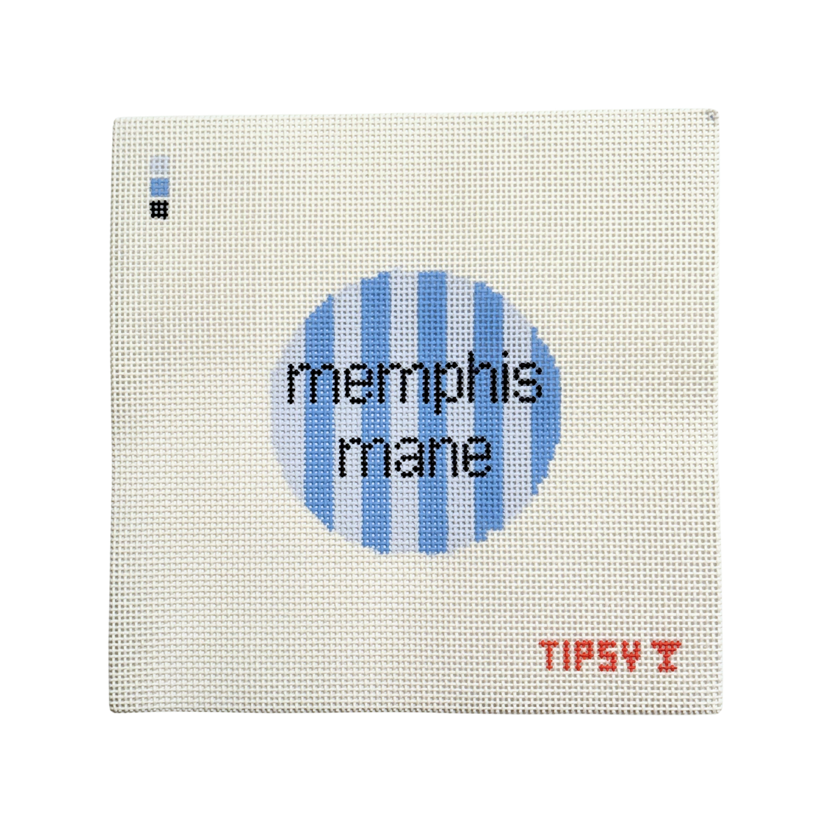 Memphis Mane Needlepoint Canvas