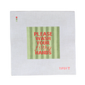 Wash Your Filthy Hands Needlepoint Canvas