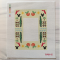 Florida Icons Frame Needlepoint Canvas