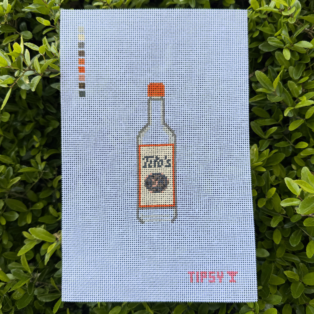 Pre-Order: Mini Vodka Bottle Needlepoint Canvas