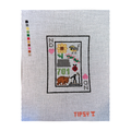 ND Playing Card Needlepoint Canvas