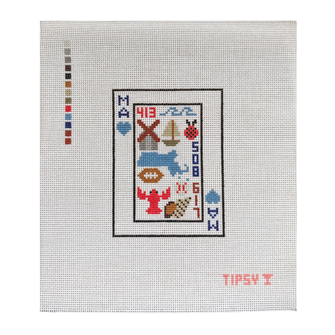 Pre-Order: MA Playing Card Needlepoint Canvas