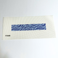 Blue Zebra Key Fob Needlepoint Canvas