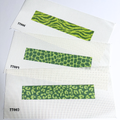 Green Zebra Key Fob Needlepoint Canvas