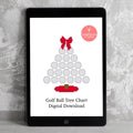 Golf Ball Christmas Tree Chart